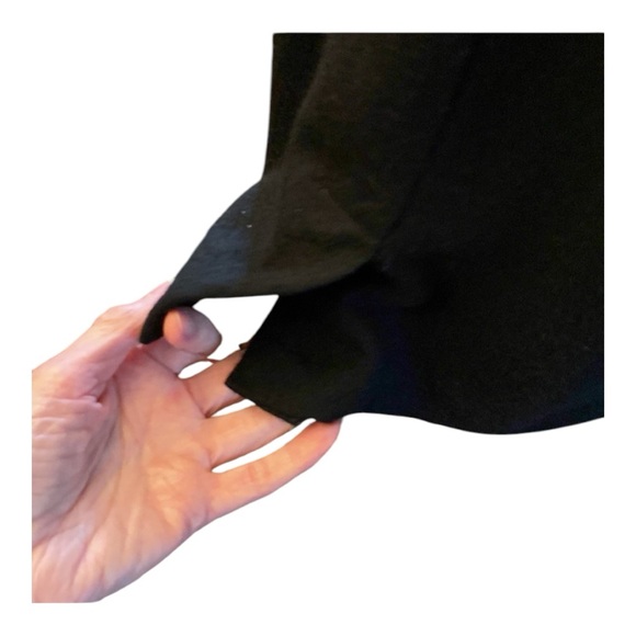 Vintage LILLIE RUBIN Black Wool Designer Dress.  Never Worn   size Small - Picture 13 of 14